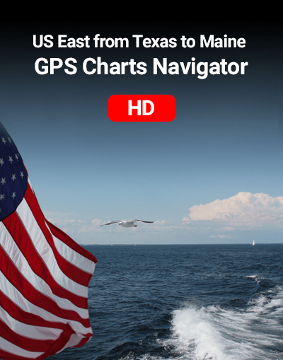 US East from Texas to Maine GPS charts navigator
